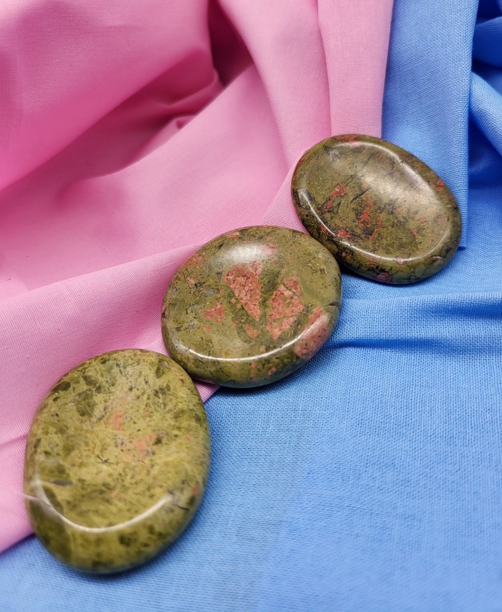 Unakite Worry Stones