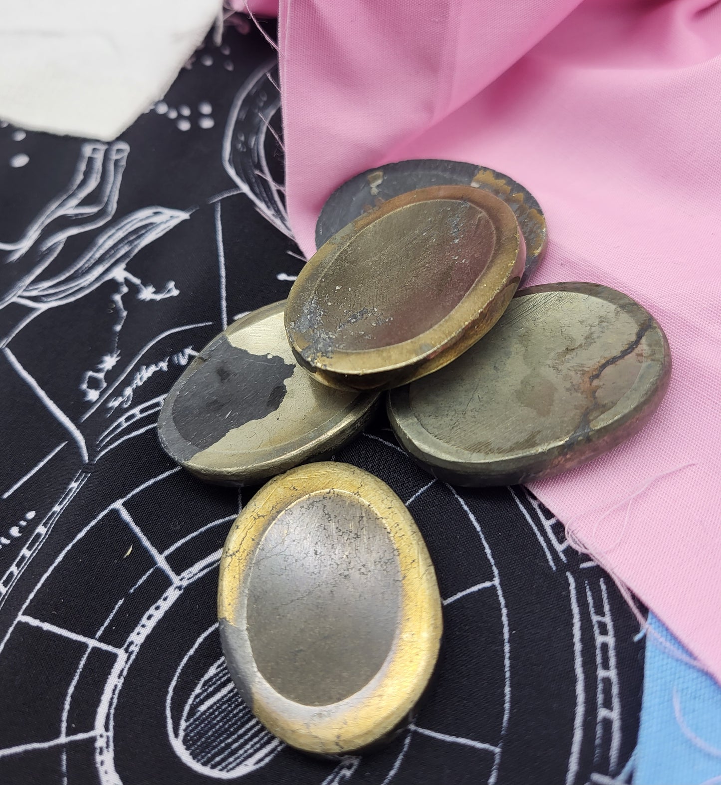 Pyrite Worry Stones