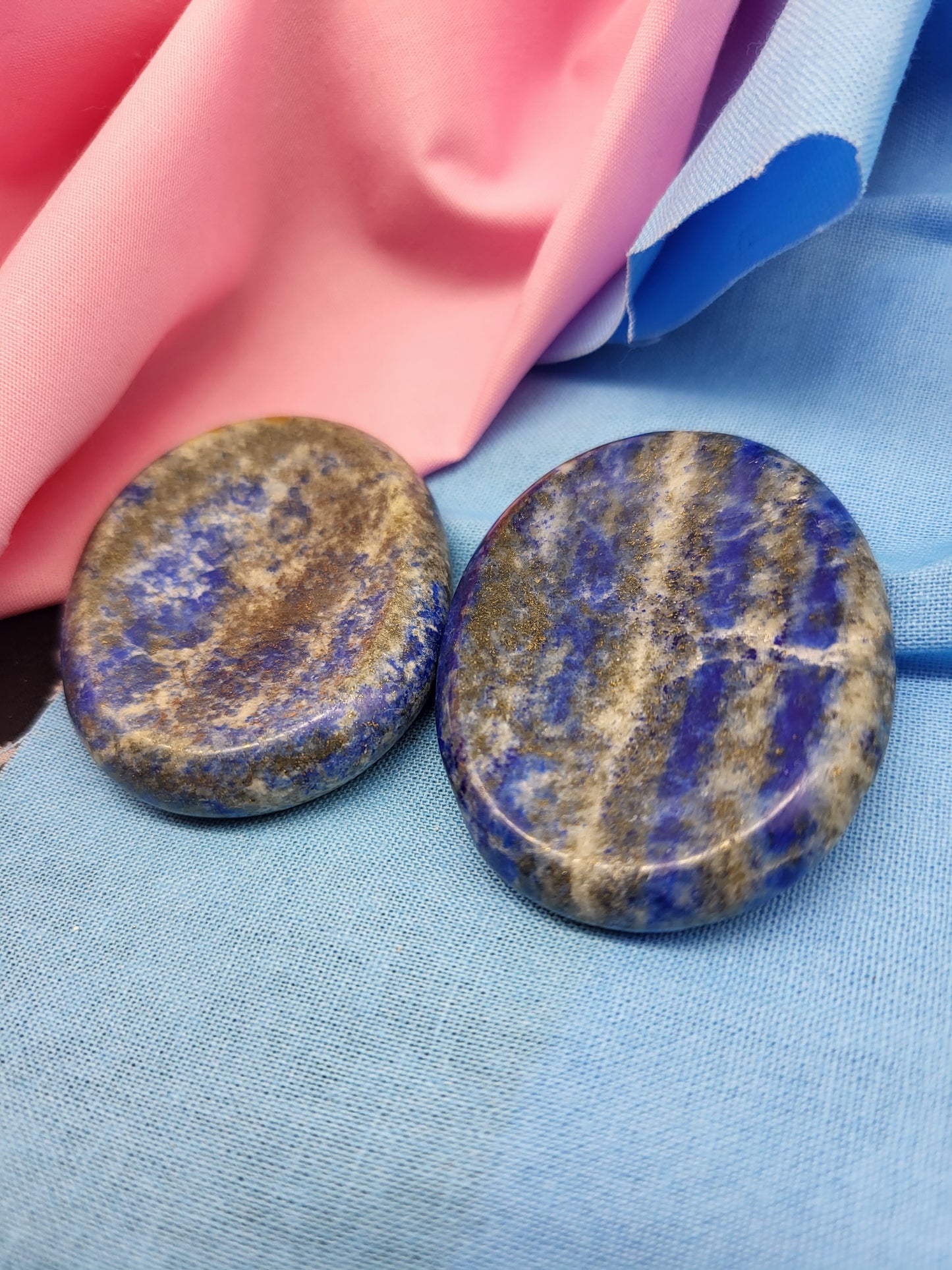 Lapis Worry Stones