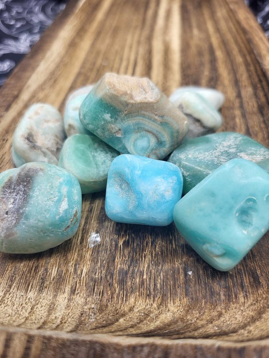 Aragonite Blue/Green Tumble