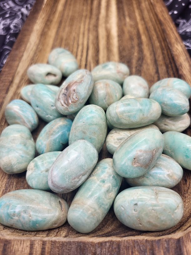 Aragonite Blue/Green Tumble