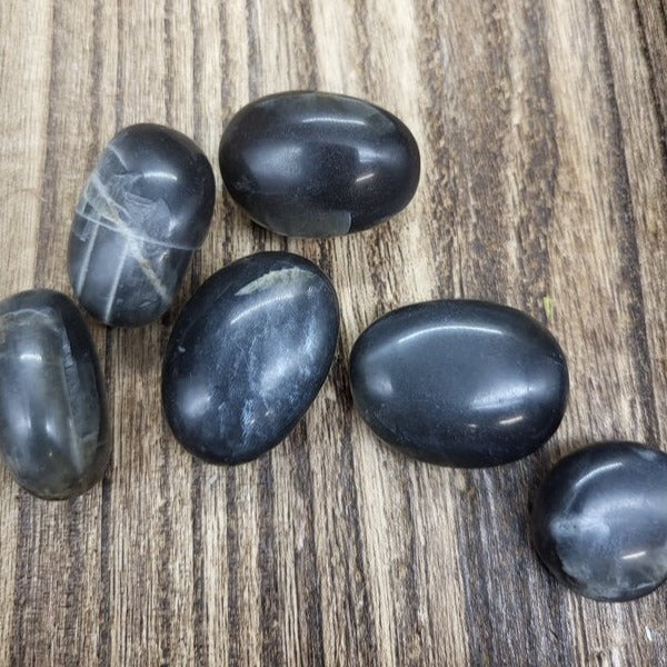 Black Moonstone Tumbles