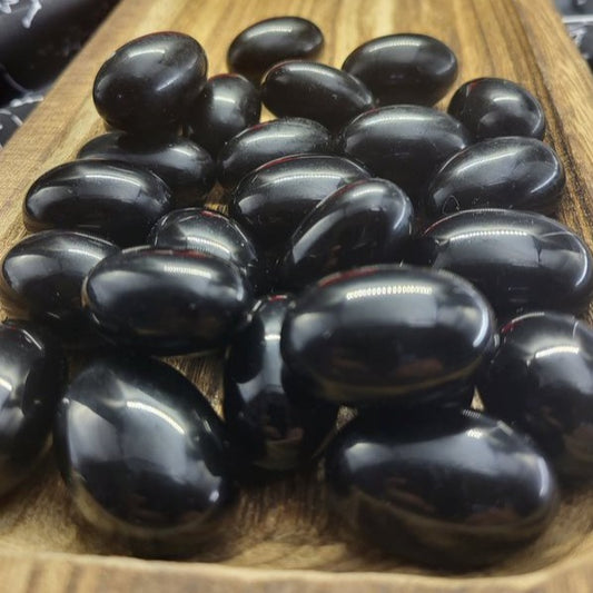 Black Obsidian Tumbles