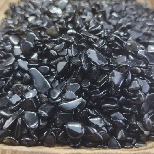 Black Obsidian Chips