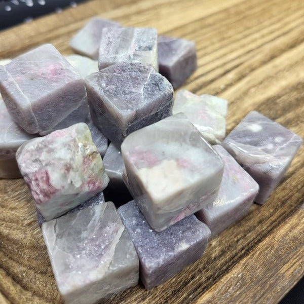 Pink Tourmaline Cubes