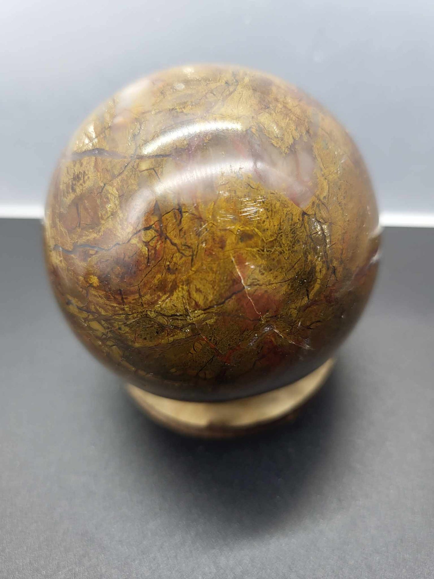 Conglomerate Opal Sphere