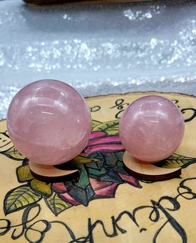 Rose Quartz Spheres