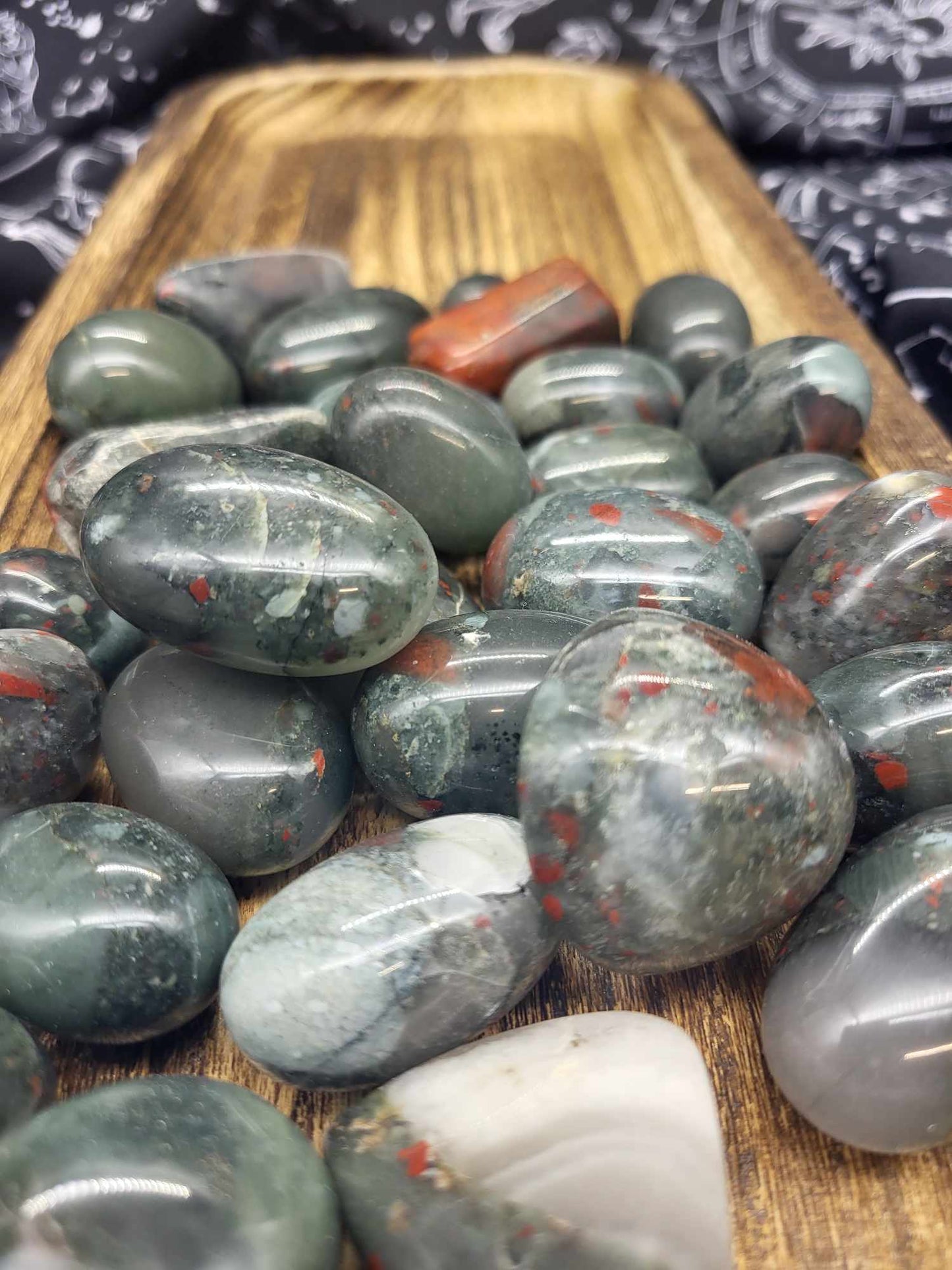 African Bloodstone Tumbles