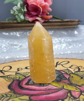 Honey Calcite Mini Tower