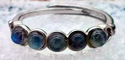 Labradorite Adjustable Ring