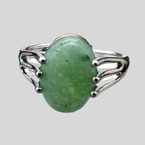 Green Aventurine Adjustable Ring