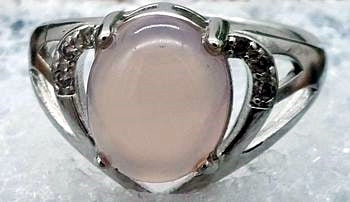 Rose Quartz Adjustable Ring