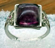 Fluorite Adjustable Ring