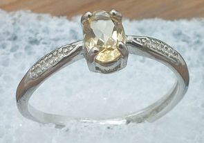 Citrine Adjustable Ring