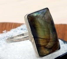 Labradorite Ring Size 7 1/2 