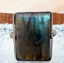 Labradorite Ring Size 7 1/2