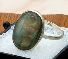 Labradorite Ring Size 7 1/2