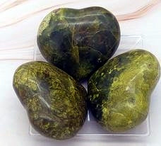 Green Opal Hearts