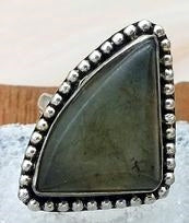 Labradorite Ring Size 8 1/2