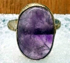 Amethyst Ring Size 6 1/2