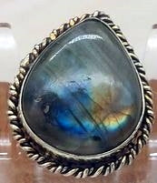 Labradorite Ring Size 7 1/2