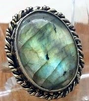 Labradorite Ring Size 7 1/2