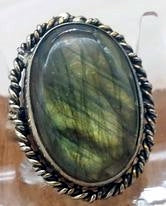 Labradorite Ring Size 8 1/2