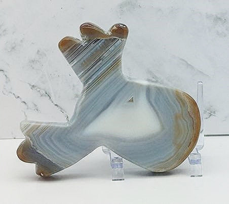 Agate Reindeer Carving