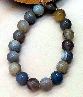 Botswana Agate  8mm Bead  Bracelet