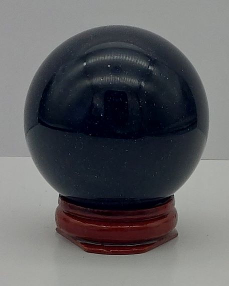 Blue Goldstone Sphere