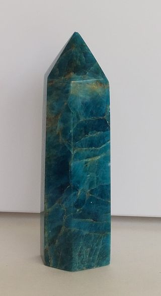 Blue Apatite  Tower