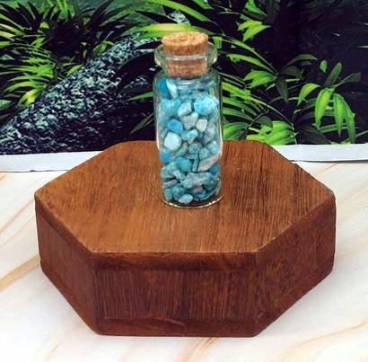 Turquoise Chips Bottle