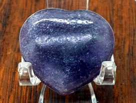 Lepidolite Heart