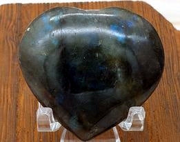 Labradorite Heart