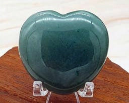 Green Aventurine Hearts