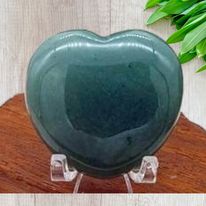 Green Aventurine Hearts