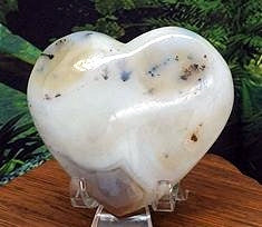 Dendritic Agate Heart