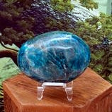 Large Blue Apatite Palm