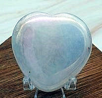 Aura Rose Quartz Heart