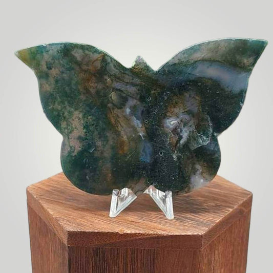 Moss Agate Butterfly