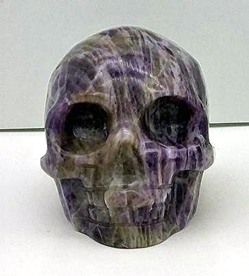 Chevron Amethyst Skull