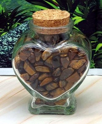 Tiger Eye Chip Jar