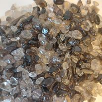 Clear Quartz and Smokey Quartz Mix Chips