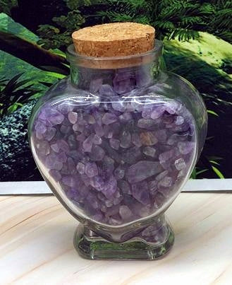 Amethyst chip Jars