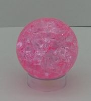 Dyed Crackle Quartz Sphere