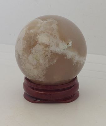 Flower Agate Sphere