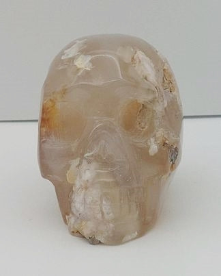 Flower Agate SKull