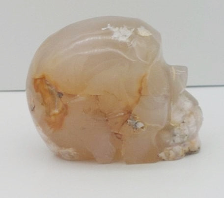 Flower Agate SKull