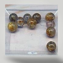 Gold Rutile Mini Spheres 8g 