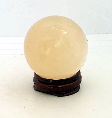 Honey Calcite Sphere